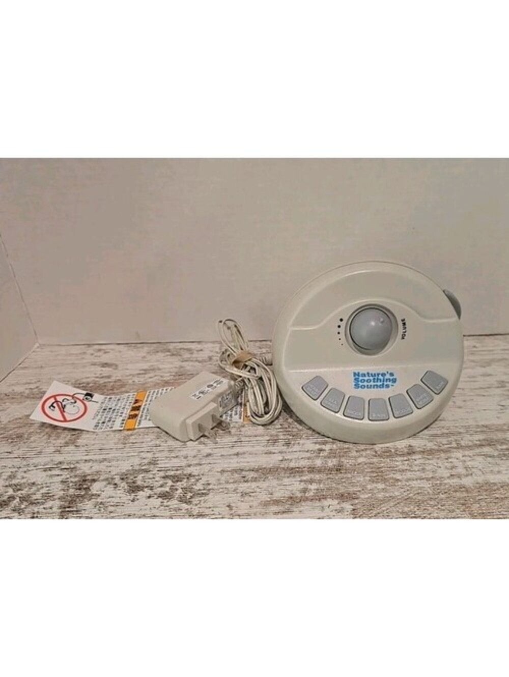 Vintage Natures Soothing Sounds Sleep Machine Battery Plug In Timer Volume